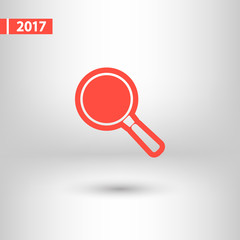Search  icon, vector illustration. Flat design style