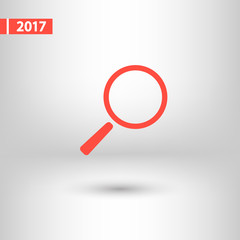 Search  icon, vector illustration. Flat design style