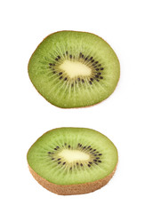 Fototapeta premium Ripe kiwi fruit isolated