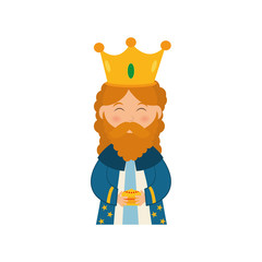 Three wise man cartoon icon vector illustration graphic design