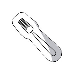 Restaurant cutlery utensils icon vector illustration graphic design