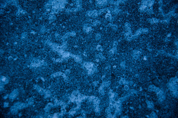 Texture of the ice