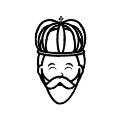Three wise man cartoon icon vector illustration graphic design