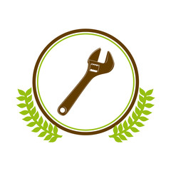 Construction tool equipment icon vector illustration graphic design