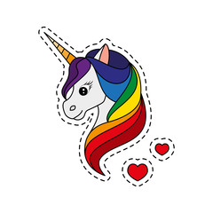 Unicorn. Vector illustration © Afone4ka