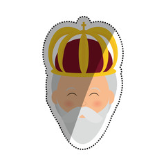 Three wise man cartoon icon vector illustration graphic design