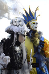 Obraz na płótnie Canvas Carnival mask in Venice