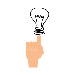 Bulb light energy icon vector illustration graphic design