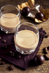 Irish cream coffee liqueur