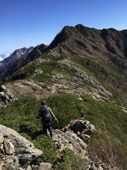 アサヨ峰　縦走