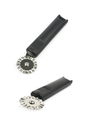 Ravioli dough disk cutter isolated