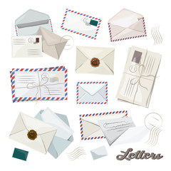 Letter and envelope