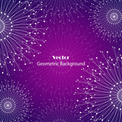 Vector geometric background
