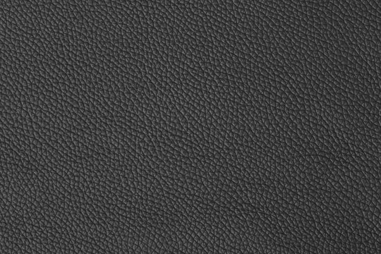 Black leather texture background surface.