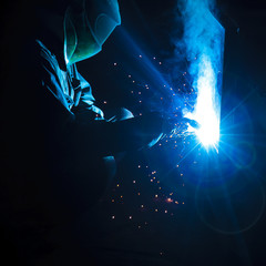 Welder weld metal structure