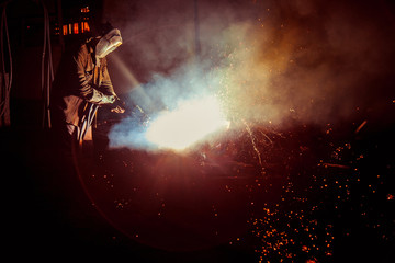 Welder weld metal structure