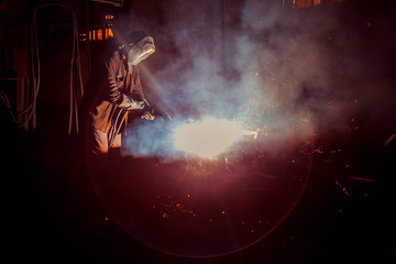 Welder weld metal structure