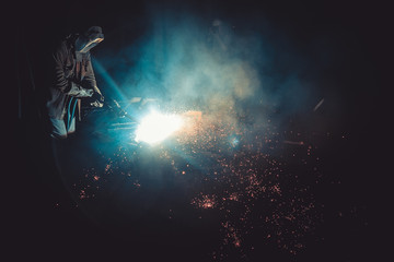Welder weld metal structure
