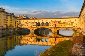 Foto op Plexiglas Ponte Vecchio Ponte Vecchio, Florence, Italië
