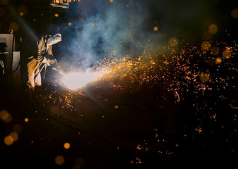 Welder weld metal structure