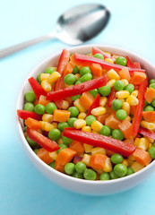chopped vegetables