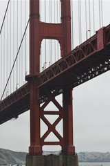 Fototapeta premium Golden Gate -Konstruktion