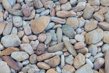 Natural round sea rock background