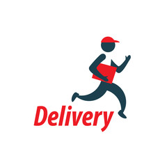 Obraz premium delivery vector logo