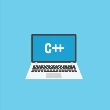 Programming on C laptop with programming language