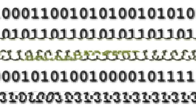 Bin&auml;re Hacker Codes mit Zahlen