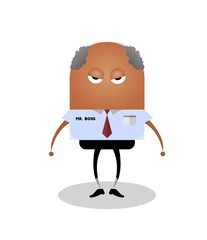 Angry boss