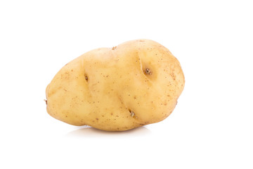 Potato isolated on white background.
