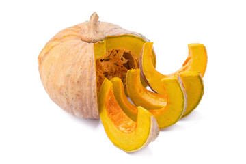 pumpkin on white back ground.