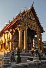 Beautiful Temple In Bangkok Thailand Wat Samien nari
