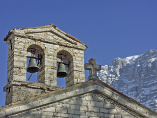 Obraz premium Dorfkirche im Apennin