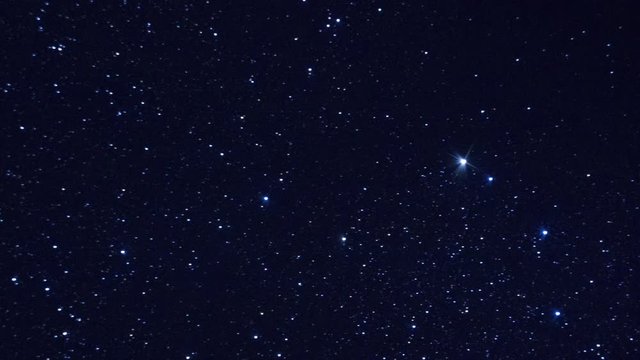 A motion star background