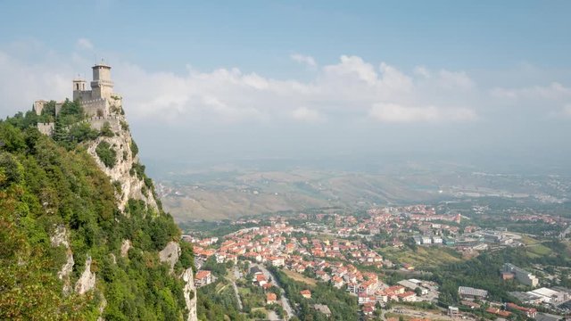 Rocca della Guaita, the most ancient fortress of San Marino, Italy