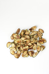 Zucchine fritte a chips