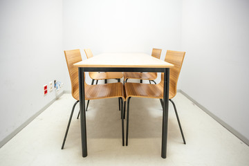 chairs and table