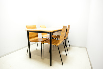 chairs and table