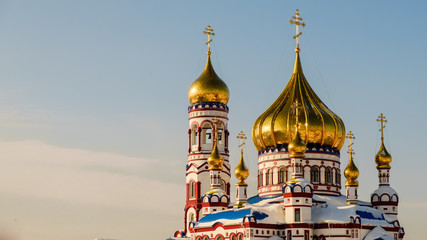 Fototapeta premium Orthodox Church. the Golden domes.