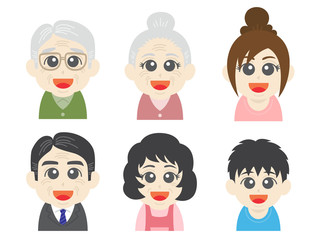 家族のイラスト