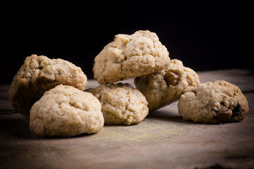 Homemade nut cookies