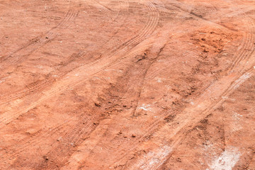 Tire tracks