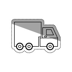 Delivery and logistics icon vector illustration graphic design