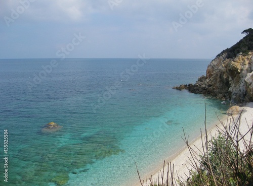 Spiaggia La Sorgente Isola Delba Stock Photo And Royalty