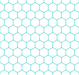 Seamless Pattern Honeycomb Hexagon Shapes