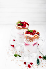 dessert in a glass
