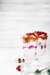 dessert in a glass