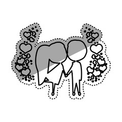 Love and romanticism icon vector illustration graphic design